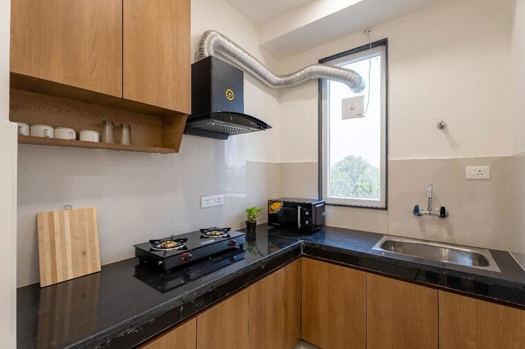 Kitchen, uday nagar 1 Bedroom 700 Sq.Ft. Builder Floor In Uday Nagar Gurgaon 10359100