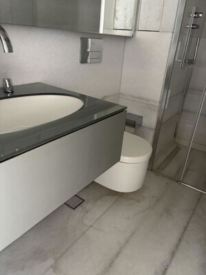 Bathroom in 3 BHK Apartment at Lodha World View, Worli – for Sale