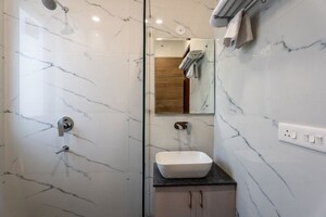 Bathroom in 1 BHK Builder Floor at Indira Colony 2 – for Rent
