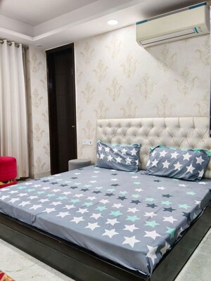 Bedroom in 3 BHK Builder Floor at Sushant Lok Iii – for Rent