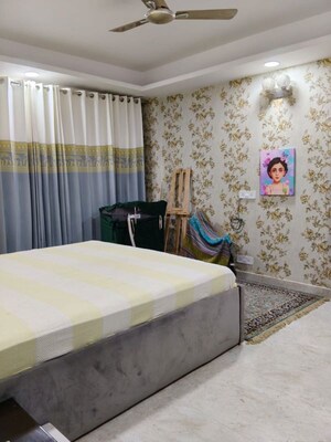 Bedroom in 3 BHK Builder Floor at Sushant Lok Iii – for Rent