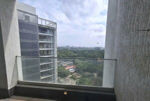 Balcony in 4 BHK Apartment at Verde Residences, Kalyani Nagar – for Rent