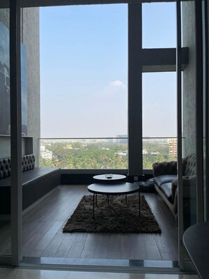 Balcony in 3.5 BHK Apartment at Verde Residences, Kalyani Nagar – for Rent
