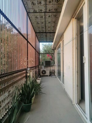 Balcony in 2.5 BHK Builder Floor at M3M Soulitude, Sector 89 – for Rent
