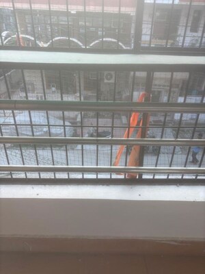 Balcony in 3 BHK Apartment at Raj Nagar Extension – for Sale