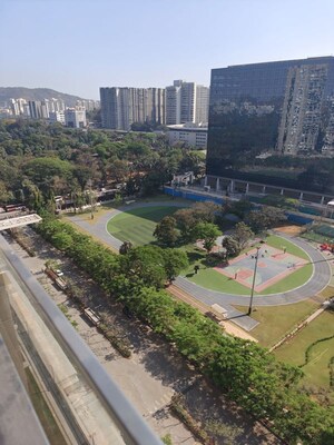 Balcony in 4 BHK Apartment at LnT Elixir Reserve, Powai – for Rent