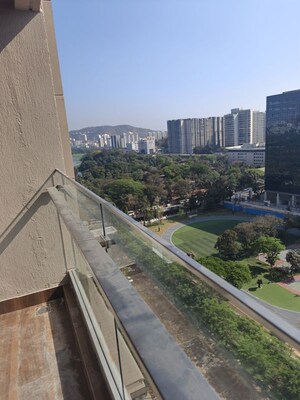 Balcony in 4 BHK Apartment at LnT Elixir Reserve, Powai – for Rent