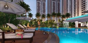 Swimming Pool in 2 BHK Apartment at Rajapushpa Provincia, Narsingi – for Sale