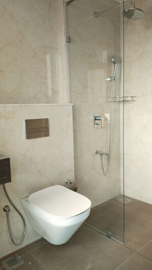Bathroom in 3 BHK Apartment at Piramal Mahalaxmi Central Tower 2, Mahalaxmi – for Rent