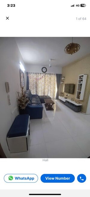 Living Room in 2.5 BHK Apartment at Dosti Desire, Brahmand – for Rent