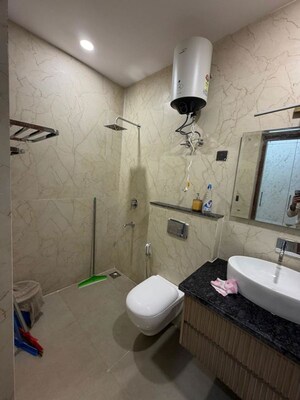 Bathroom in 3 BHK Apartment at Godrej Golf Links Crest, Sector 27 Yamuna Expressway – for Rent