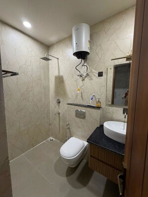 Bathroom in 3 BHK Apartment at Godrej Golf Links Crest, Sector 27 Yamuna Expressway – for Rent