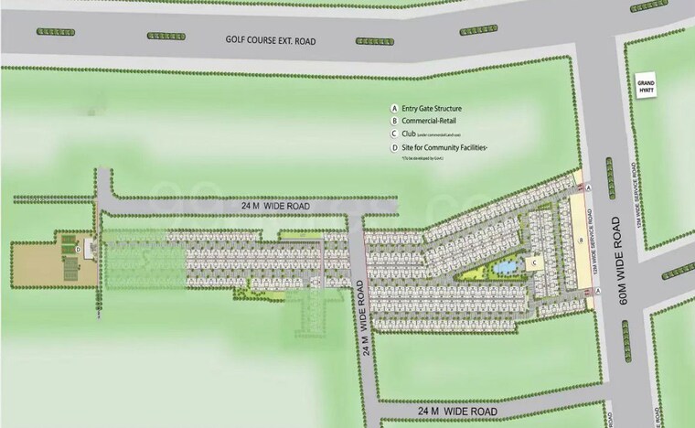 Master Plan, sector 61 3 Bedroom 1626 Sq.Ft. Builder Floor In Sector 61 Gurgaon 10359510