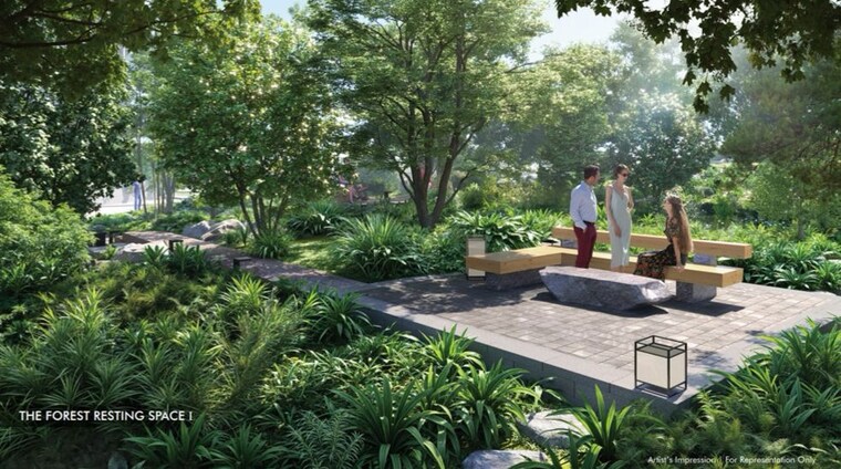 Garden, krisumi-waterfall-residences 3 Bedroom 2260 Sq.Ft. Apartment In Sector 36a Gurgaon 10359550