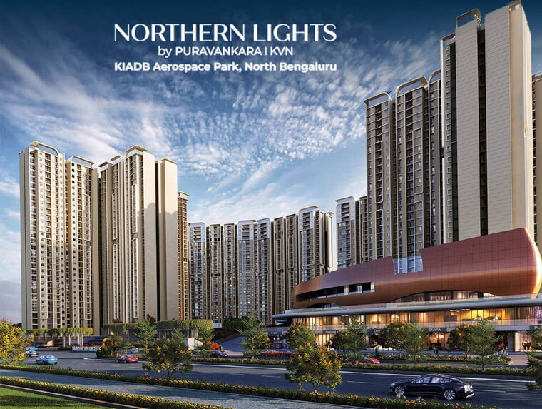 Exterior View, puravankara-northern-lights 2 Bedroom 1105 Sq.Ft. Apartment In Bagalur Bangalore 10359596