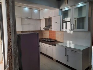 Kitchen in 2 BHK Apartment at VVIP Addresses, Raj Nagar Extension – for Rent