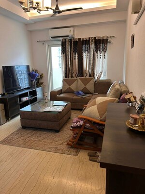 Living Room in 2.5 BHK Apartment at Mahagun Moderne, Sector 78 – for Rent