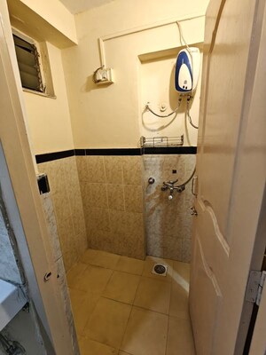 Bathroom in 1 BHK Apartment at MHADA Prakash Cotton Mill, Lower Parel – for Rent