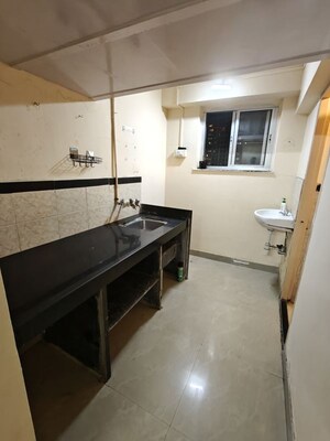 Kitchen in 1 BHK Apartment at MHADA Prakash Cotton Mill, Lower Parel – for Rent