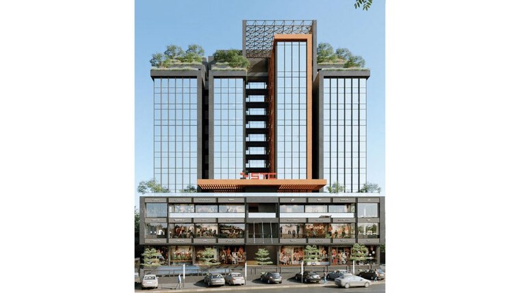 Exterior View, shivam-trade-center Commercial Office Space 810 Sq.Ft. In Ambli Ahmedabad 10359707