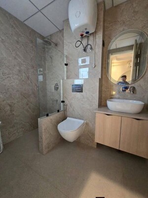 Bathroom in 3 BHK Apartment at Smart World Orchard, Sector 61 – for Sale