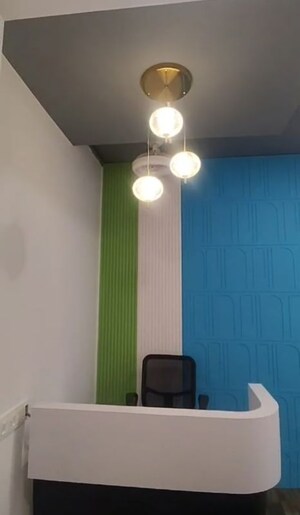 Bathroom in  Office Space at Vastrapur – for Rent