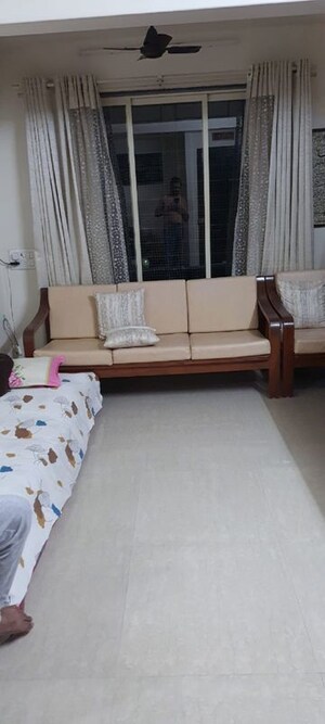 Living Room in 1 BHK Apartment at Bandra West – for Rent