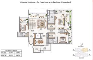 Floor Plan in 5 BHK Apartment at Krisumi Waterside Residences The Forest Reserve, Sector 36a – for Sale