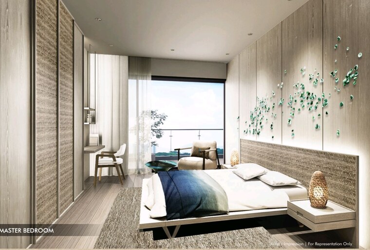 Bedroom, krisumi-waterside-residences-the-forest-reserve 5 Bedroom 6883 Sq.Ft. Apartment In Sector 36a Gurgaon 10359858