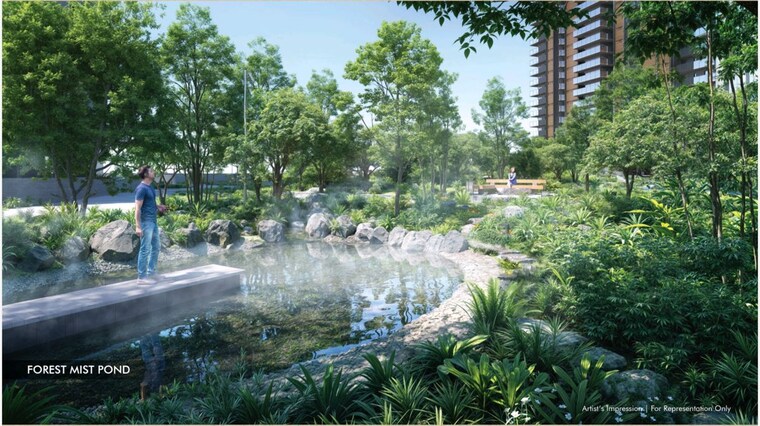 Garden, krisumi-waterside-residences-the-forest-reserve 5 Bedroom 6883 Sq.Ft. Apartment In Sector 36a Gurgaon 10359858