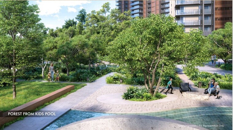Garden, krisumi-waterside-residences-the-forest-reserve 5 Bedroom 6883 Sq.Ft. Apartment In Sector 36a Gurgaon 10359858