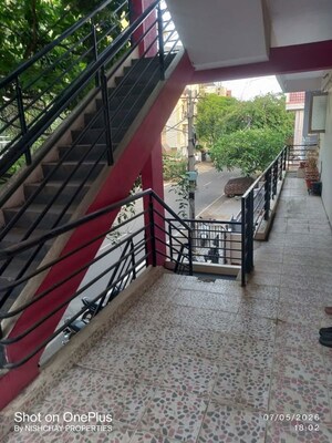 Staircase in 2 BHK Independent House at Hrbr Layout – for Rent