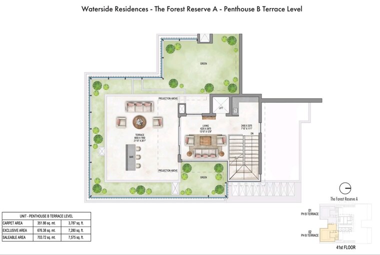 Floor Plan, krisumi-waterside-residences-the-forest-reserve 4 Bedroom 7575 Sq.Ft. Apartment In Sector 36a Gurgaon 10359872