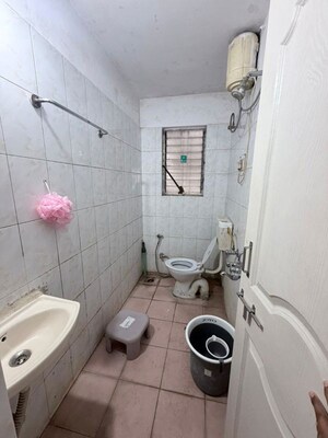Bathroom in 1 BHK Apartment at Beharay Rathi Visava Park, Aundh – for Rent