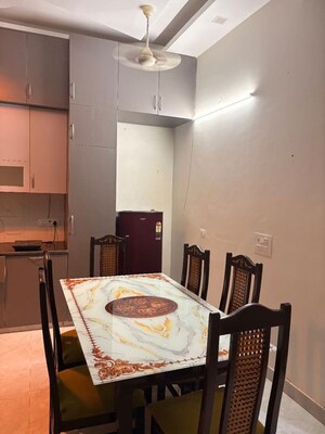 Dining area in 2 BHK Builder Floor at JakhaN-Rajpur Road – for Rent