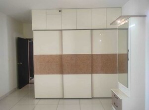 Bathroom in 3 BHK Apartment at Puravankara Palm Beach, Hennur – for Rent