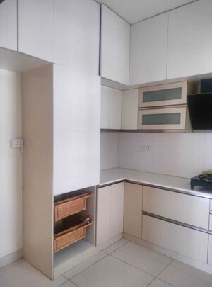 Kitchen in 3 BHK Apartment at Puravankara Palm Beach, Hennur – for Rent