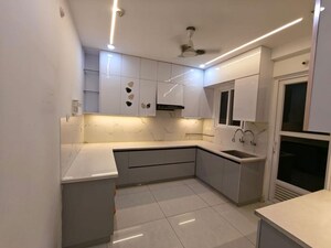 Kitchen in 3 BHK Apartment at Aparna Sarovar Zenith, Nallagandla – for Rent