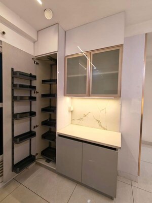 Kitchen in 3 BHK Apartment at Aparna Sarovar Zenith, Nallagandla – for Rent