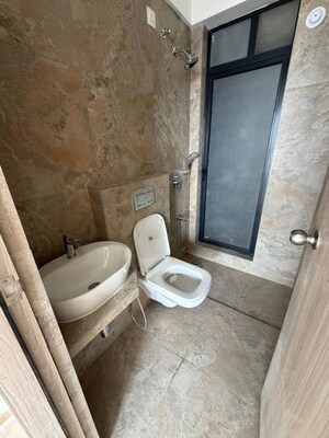 Bathroom in 2.5 BHK Apartment at Prescon Midtown Bay, Mahim West – for Sale