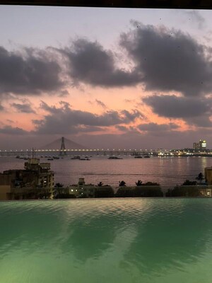 Swimming Pool in 2.5 BHK Apartment at Prescon Midtown Bay, Mahim West – for Sale