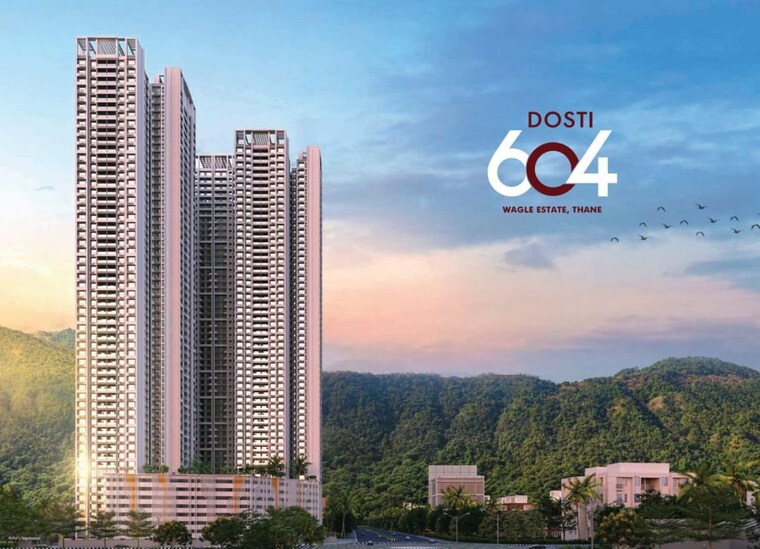 Exterior View, dosti-604 2 Bedroom 960 Sq.Ft. Apartment In Wagle Industrial Estate Thane 10360370