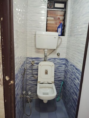 Bathroom in 1 BHK Apartment at Ganga Sagar CHS Kopar Khairane, Kopar Khairane Sector 20 – for Rent