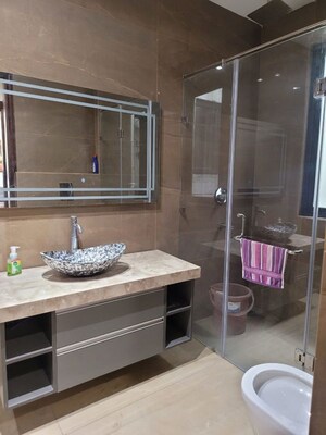 Living Room in 4 BHK Builder Floor at Sushant Lok I – for Rent