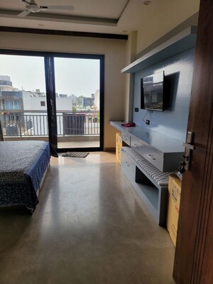 Kitchen in 4 BHK Builder Floor at Sushant Lok I – for Rent