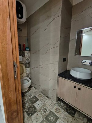 Bathroom in 2 BHK Apartment at Saket – for Rent