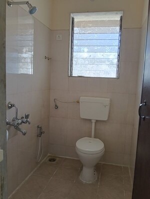 Bathroom in 1 BHK Apartment at Ram Pushpanjali Residency, Owale – for Rent