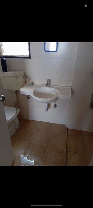 Bathroom in 3 BHK Apartment at Manav Silver Skyscapes, Wakad – for Rent