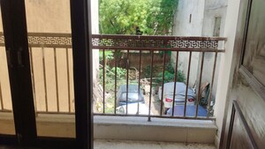 Balcony in 2 BHK Builder Floor at Freedom Fighters Enclave – for Rent