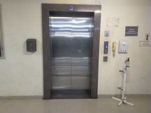 Lift in  Co-working Space at Lodha Boulevard, Majiwada – for Rent